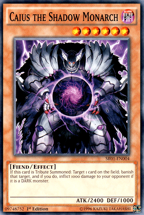 Caius the Shadow Monarch [SR01-EN004] Common - Josh's Cards