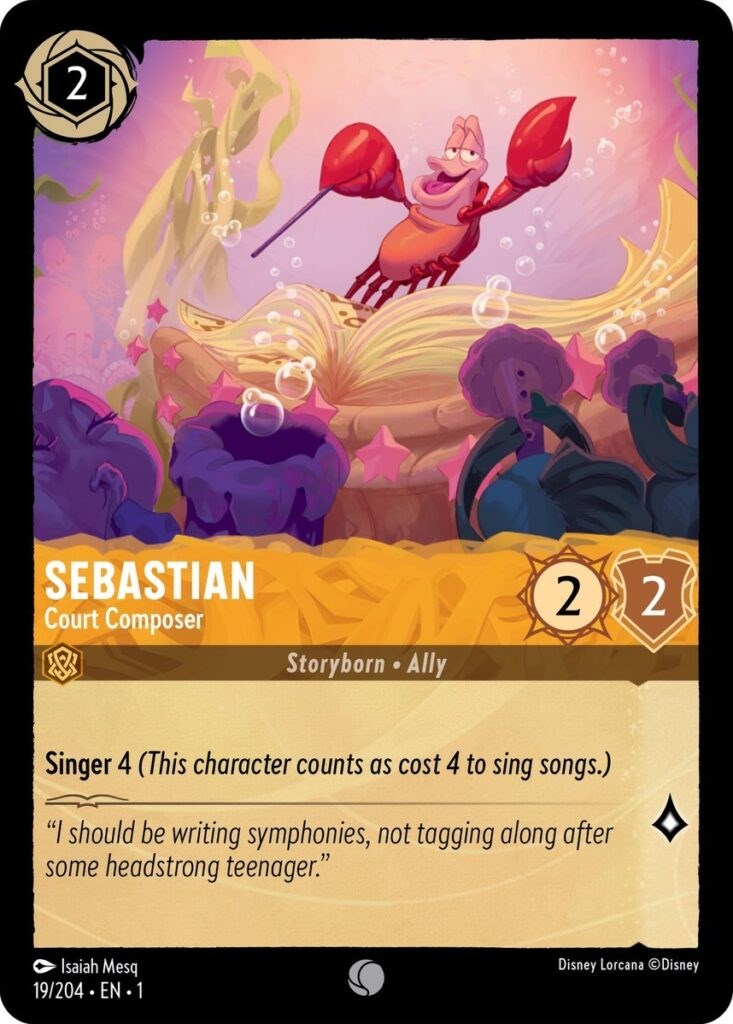 Sebastian - Court Composer (19/204) - The First Chapter Cold Foil