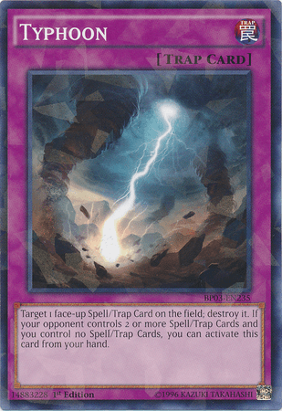 Typhoon [BP03-EN235] Shatterfoil Rare - Josh's Cards