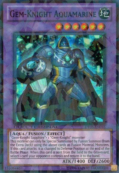 Gem-Knight Aquamarine [DT05-EN035] Super Rare - Josh's Cards