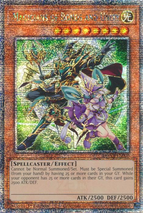 Magicians of Bonds and Unity [DUNE-EN000] Quarter Century Secret Rare - Josh's Cards