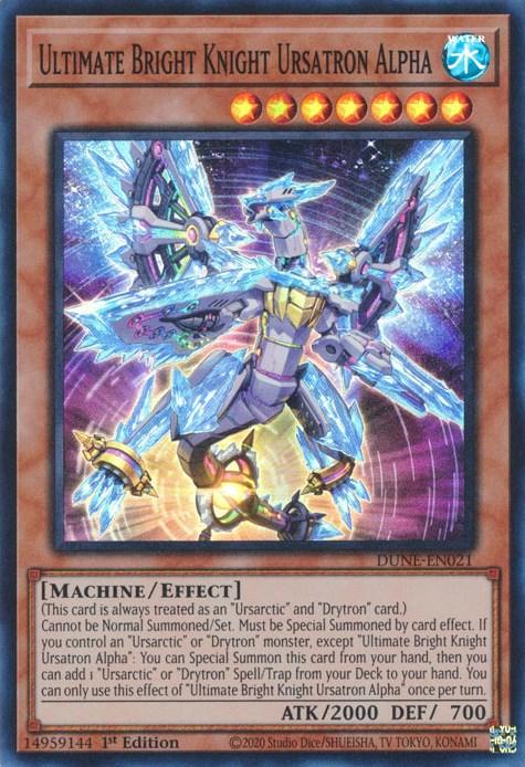 Ultimate Bright Knight Ursatron Alpha [DUNE-EN021] Super Rare - Josh's Cards
