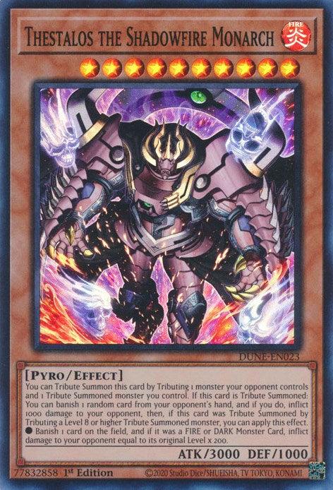 Thestalos the Shadowfire Monarch [DUNE-EN023] Super Rare - Josh's Cards
