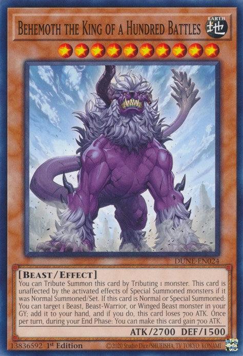 Behemoth the King of a Hundred Battles [DUNE-EN024] Common - Josh's Cards