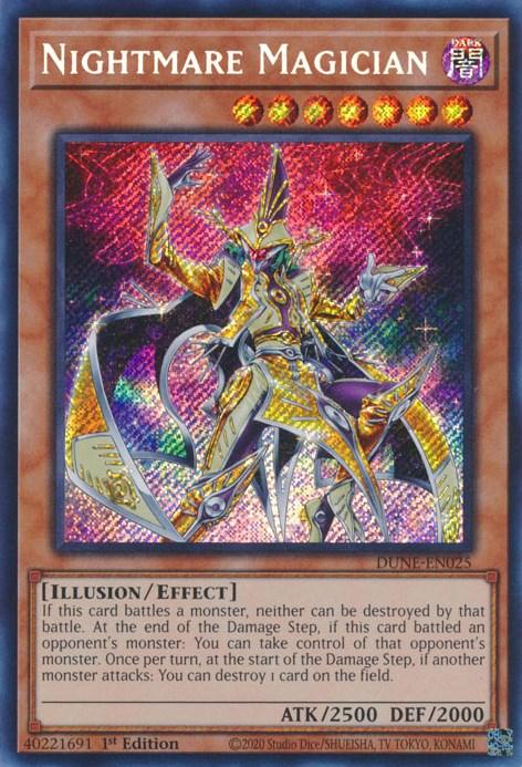 Nightmare Magician [DUNE-EN025] Secret Rare - Josh's Cards