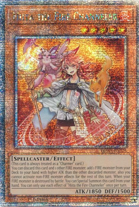 Hiita the Fire Channeler [DUNE-EN026] Quarter Century Secret Rare - Josh's Cards