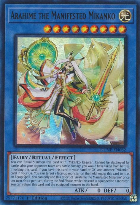 Arahime the Manifested Mikanko [DUNE-EN032] Ultra Rare - Josh's Cards