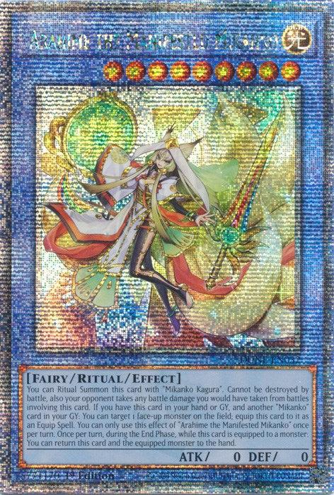 Arahime the Manifested Mikanko [DUNE-EN032] Quarter Century Secret Rare - Josh's Cards