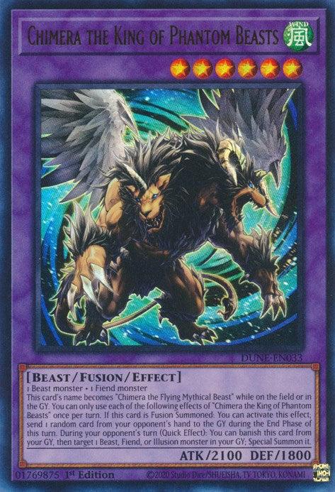 Chimera the King of Phantom Beasts [DUNE-EN033] Ultra Rare - Josh's Cards