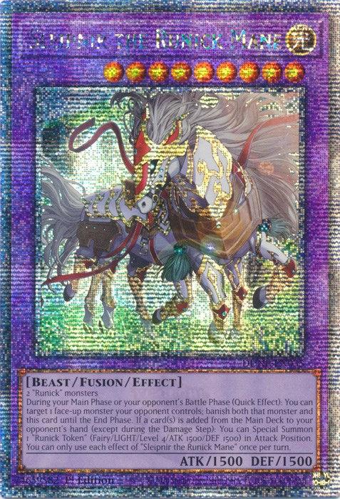 Sleipnir the Runick Mane [DUNE-EN035] Quarter Century Secret Rare - Josh's Cards