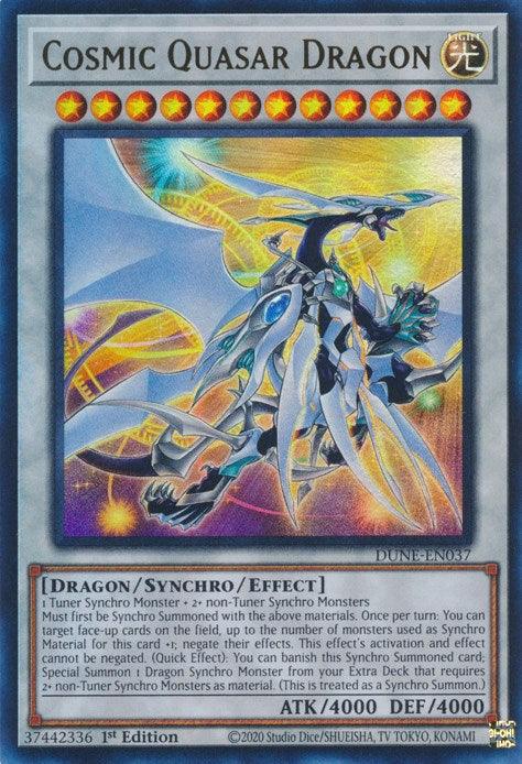 Cosmic Quasar Dragon [DUNE-EN037] Ultra Rare - Josh's Cards