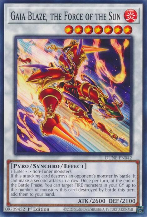 Gaia Blaze, the Force of the Sun [DUNE-EN042] Common - Josh's Cards