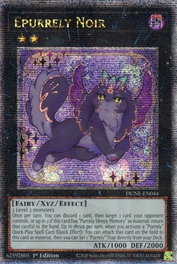 Epurrely Noir [DUNE-EN044] Quarter Century Secret Rare - Josh's Cards