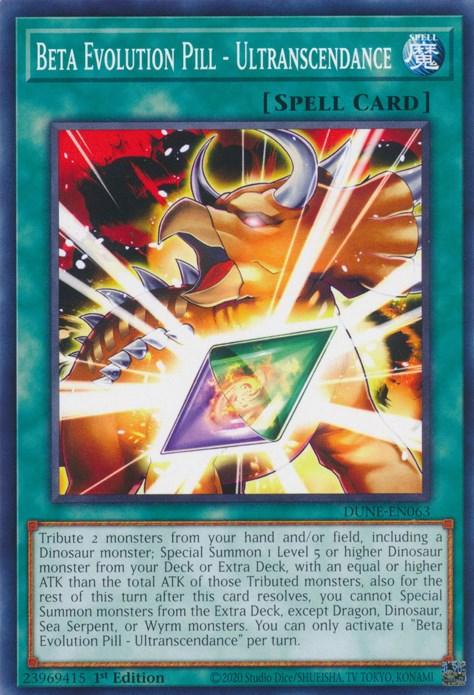 Beta Evolution Pill - Ultranscendance [DUNE-EN063] Common - Josh's Cards