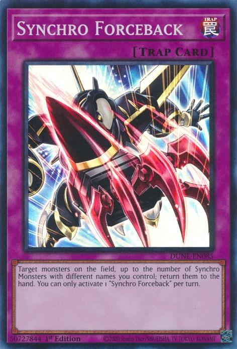 Synchro Forceback [DUNE-EN085] Super Rare - Josh's Cards