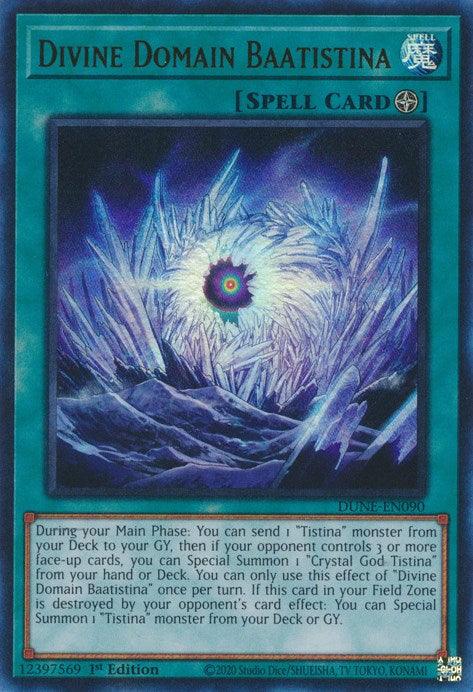 Divine Domain Baatistina [DUNE-EN090] Ultra Rare - Josh's Cards