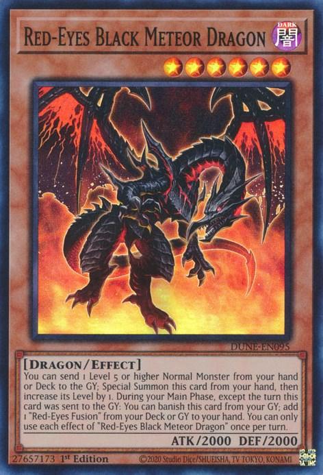 Red-Eyes Black Meteor Dragon [DUNE-EN095] Super Rare - Josh's Cards