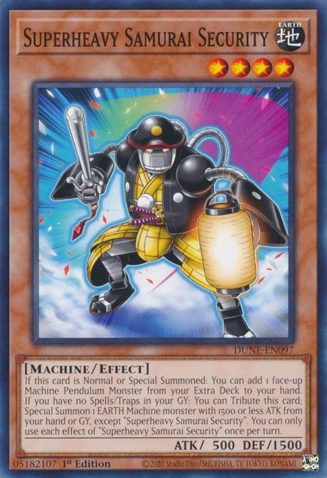 Superheavy Samurai Security [DUNE-EN097] Common - Josh's Cards