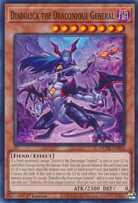 Diabolica the Draconique General [DUNE-EN096] Common - Josh's Cards