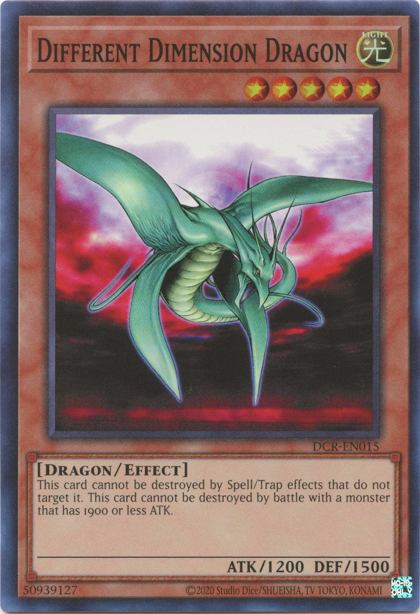 Different Dimension Dragon (25th Anniversary) [DCR-EN015] Super Rare - Josh's Cards