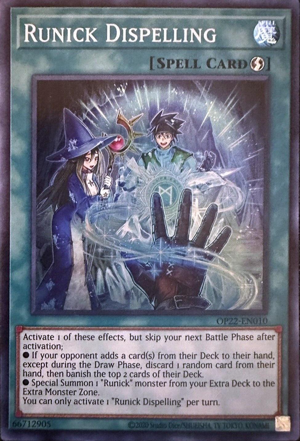 Runick Dispelling [OP22-EN010] Super Rare - Josh's Cards