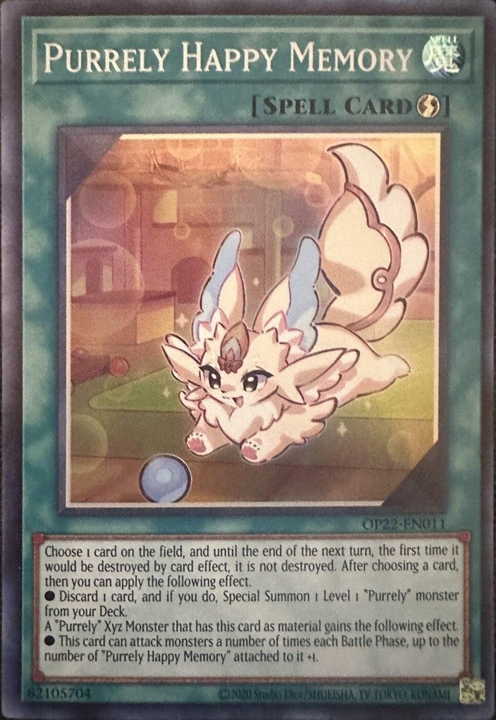 Purrely Happy Memory [OP22-EN011] Super Rare - Josh's Cards