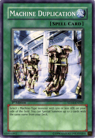 Machine Duplication [SD10-EN029] Common - Josh's Cards
