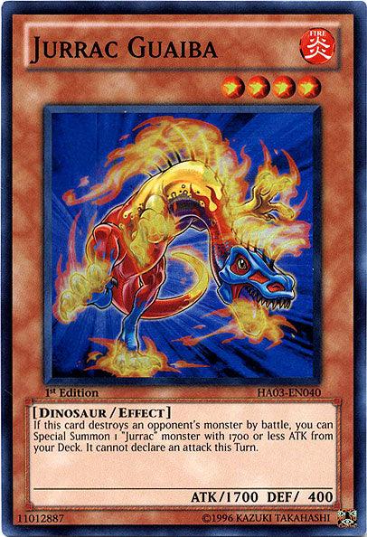 Jurrac Guaiba [HA03-EN040] Super Rare - Josh's Cards