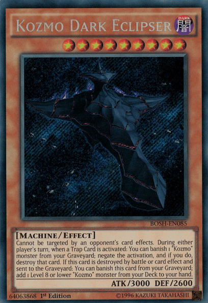 Kozmo Dark Eclipser [BOSH-EN085] Secret Rare - Josh's Cards