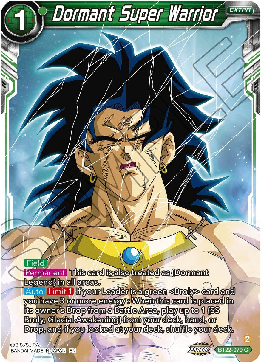 Dormant Super Warrior (BT22-079) [Critical Blow] Parallel Foil
