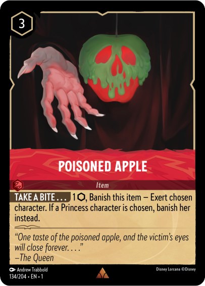 Poisoned Apple (134/204) - The First Chapter Cold Foil