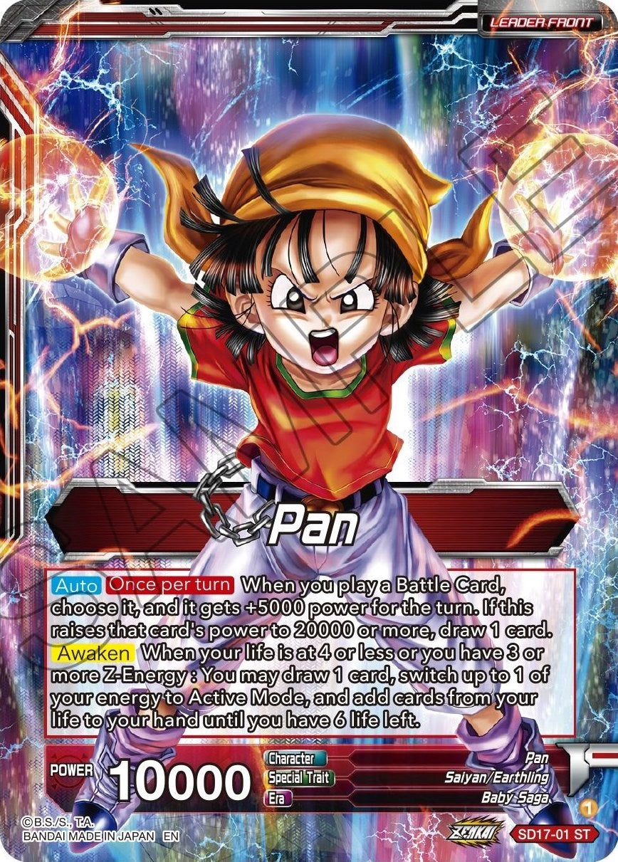 Pan // Pan, Ready to Fight Returns (SD17-01) [Dawn of the Z-Legends] Parallel Foil