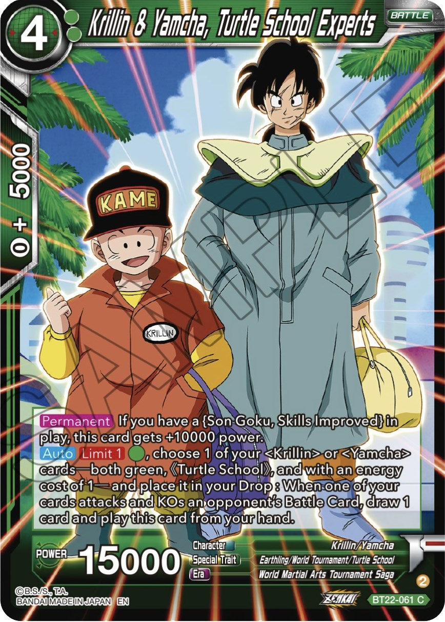 Krillin & Yamcha, Turtle School Experts (BT22-061) [Critical Blow]