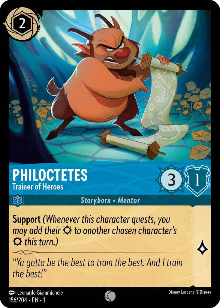 Philoctetes - Trainer of Heroes (156/204) - The First Chapter Cold Foil