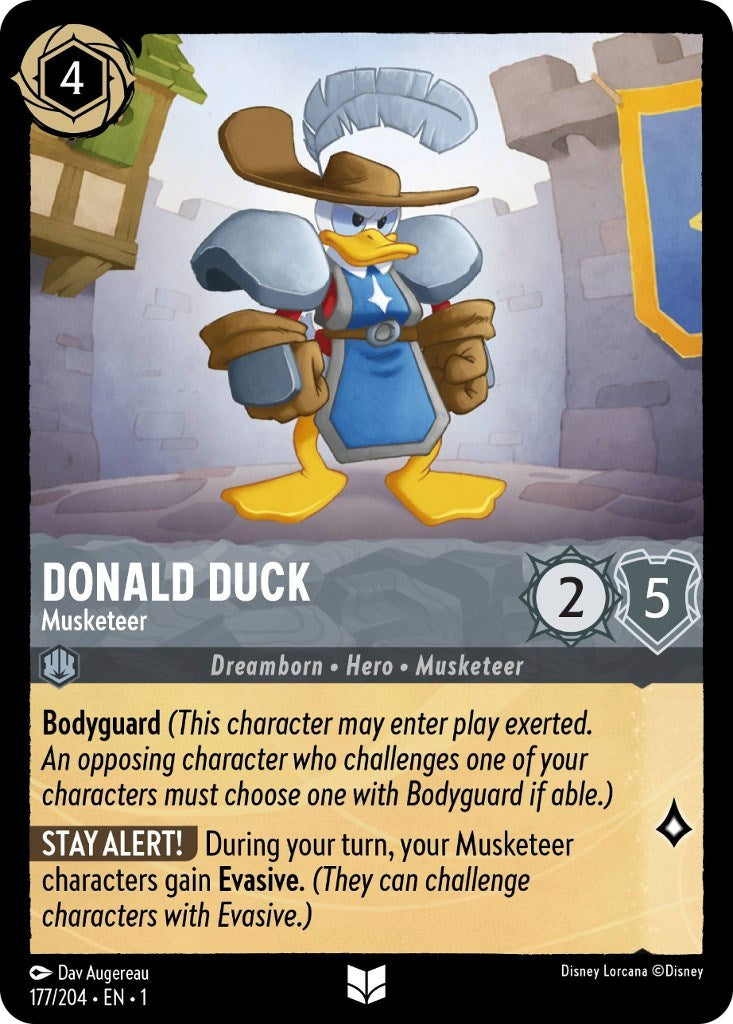 Donald Duck - Musketeer (177/204) - The First Chapter Cold Foil