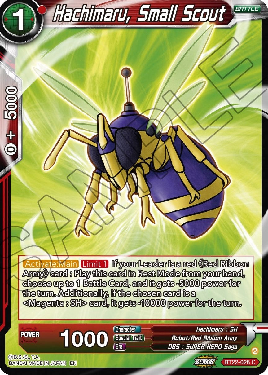 Hachimaru, Small Scout (BT22-026) [Critical Blow] Parallel Foil