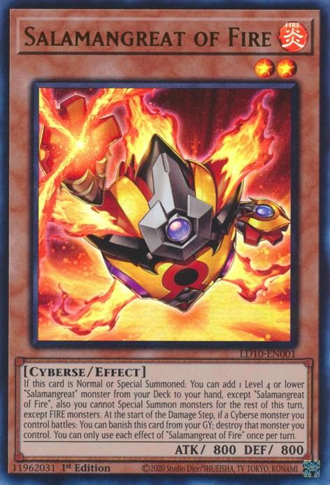 Salamangreat of Fire [LD10-EN001] Ultra Rare - Josh's Cards