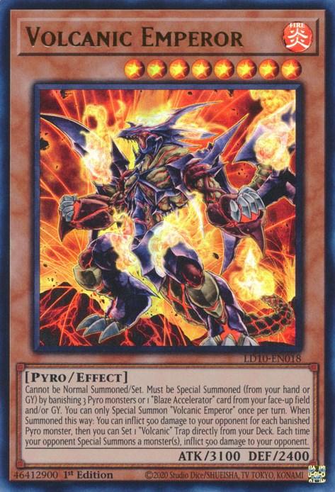Volcanic Emperor [LD10-EN018] Ultra Rare - Josh's Cards