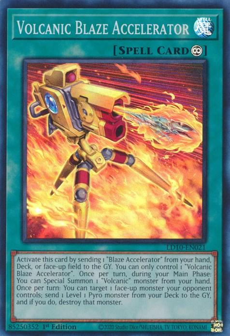 Volcanic Blaze Accelerator [LD10-EN021] Super Rare - Josh's Cards