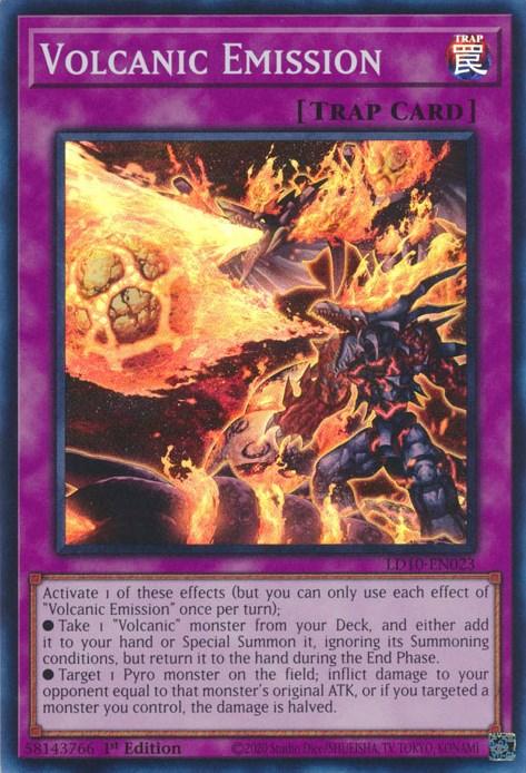 Volcanic Emission [LD10-EN023] Super Rare - Josh's Cards