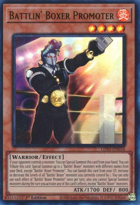 Battlin' Boxer Promoter [LD10-EN034] Ultra Rare - Josh's Cards