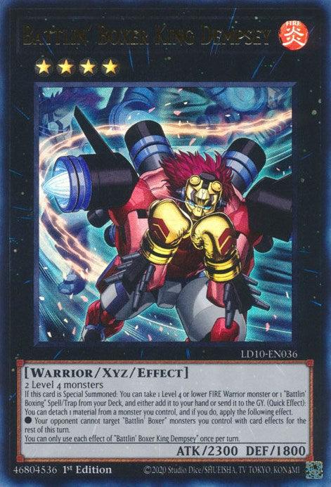 Battlin' Boxer King Dempsey [LD10-EN036] Ultra Rare - Josh's Cards