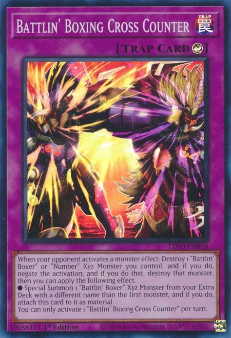 Battlin' Boxing Cross Counter [LD10-EN038] Super Rare - Josh's Cards
