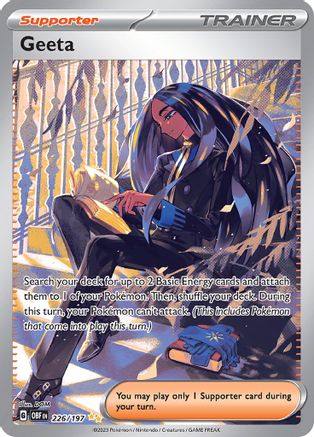 Geeta 226/197 - SV03 Obsidian Flames Holofoil