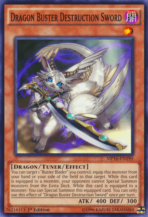 Dragon Buster Destruction Sword [MP16-EN190] Common - Josh's Cards