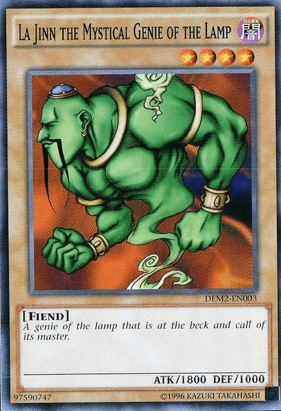 La Jinn the Mystical Genie of the Lamp [DEM2-EN003] Common - Josh's Cards