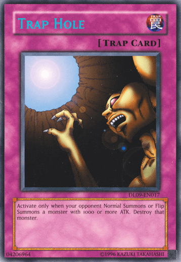 Trap Hole (Blue) [DL09-EN017] Rare - Josh's Cards