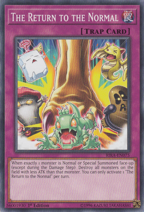 The Return to the Normal [RIRA-EN075] Common - Josh's Cards