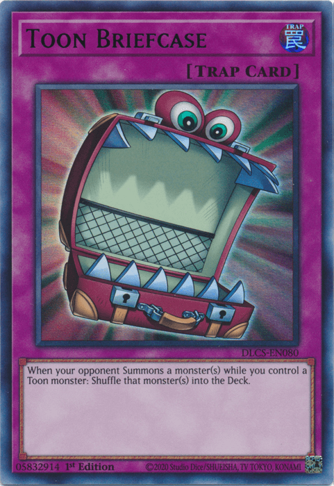 Toon Briefcase (Purple) [DLCS-EN080] Ultra Rare - Josh's Cards