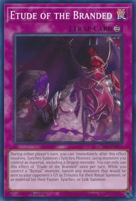 Etude of the Branded [CYAC-EN071] Common - Josh's Cards